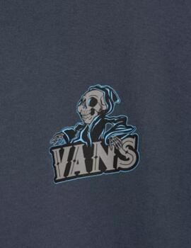 Camiseta Vans Toon Reaper-B Hombre Azul