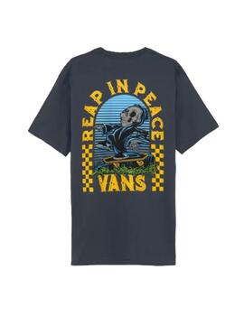 Camiseta Vans Toon Reaper-B Hombre Azul