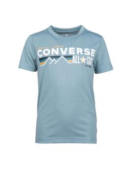 Camiseta Converse Te-Ss Tee Basic Niño Azul