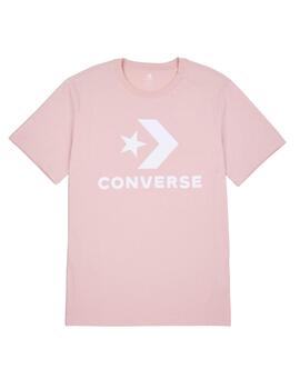 Camiseta Star Chevron Tee Pink Sage Unisex Rosa