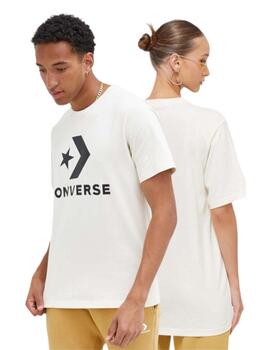 Camiseta Converse Logo Star Unisex Blanca