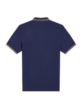 Polo Fred Perry Twin Tipped Hombre Marino