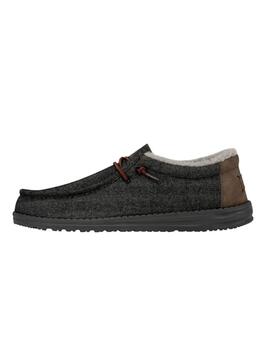 Zapatillas Hey Dude Wally Black Shell Black