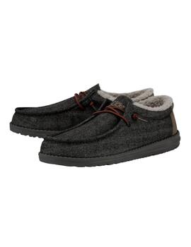 Zapatillas Hey Dude Wally Black Shell Black