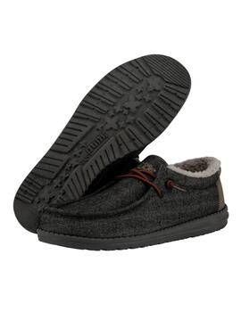 Zapatillas Hey Dude Wally Black Shell Black