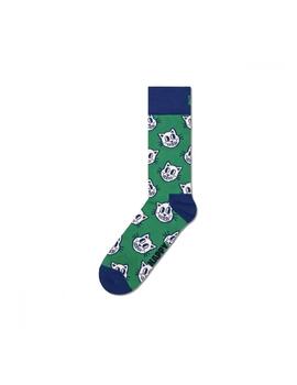 Calcetines happy Socks Cat Unisex Verde