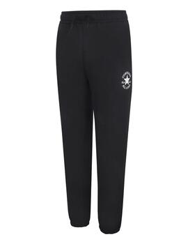 Pantalón Chándal Converse Flecce Unisex Negro