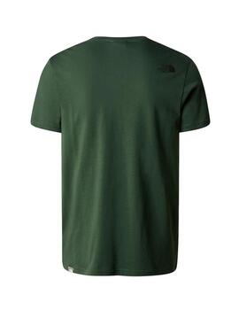 Camiseta The North Face Simple Dome Hombre Verde