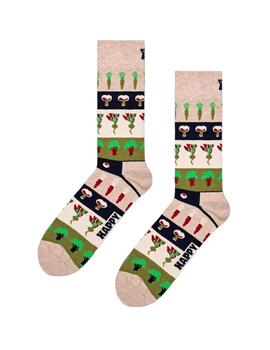 Calcetines Happy Socks Veggie Stripe Unisex Multicolor