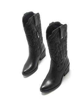 Botas Mustang Tanubis Mujer Negro