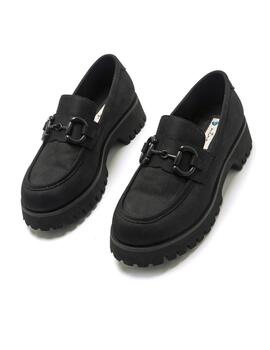 Mocasín Mustang Lenox Mujer Negro