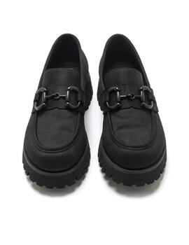 Mocasín Mustang Lenox Mujer Negro