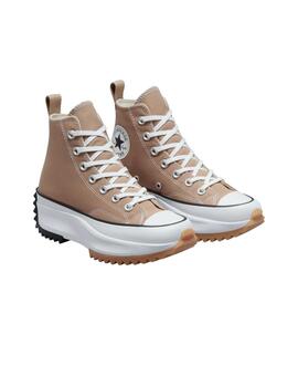 Converse Run Star Hike Hi Mujer Beige