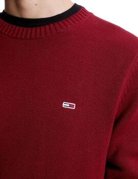 Jersey Tommy Essential Hombre Granate