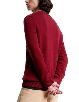 Jersey Tommy Essential Hombre Granate
