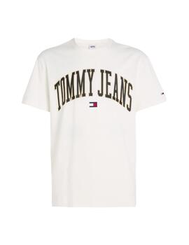 Camiseta Tommy Classic Gold Arch Hombre Blanco