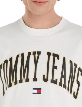 Camiseta Tommy Classic Gold Arch Hombre Blanco