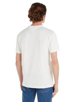 Camiseta Tommy Classic Gold Arch Hombre Blanco