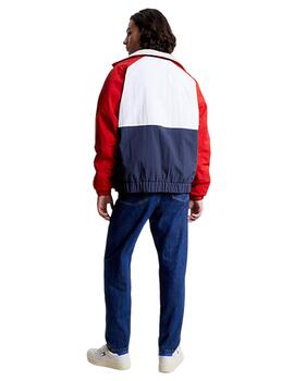 Cazadora Tommy Reversible Sherp Azul y Roja Hombre