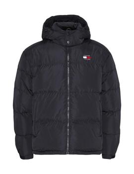 Cazadora Tommy Alaska Puffer Hombre Negro