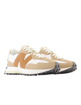 Zapatillas New Balance 327 Mujer Beige