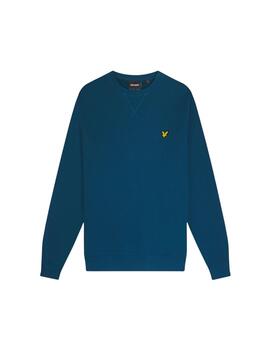 Sudadera Lyle&Scott Crew Neck Hombre Azul