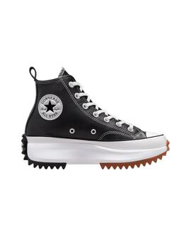 Zapatillas Converse Run Star Hi Leather Mujer Negro