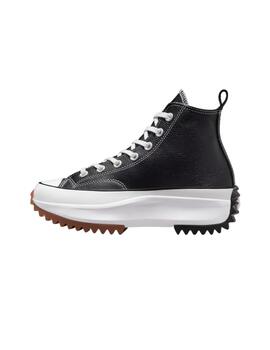 Zapatillas Converse Run Star Hi Leather Mujer Negro