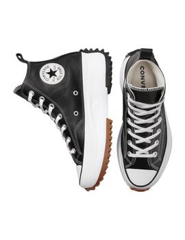 Zapatillas Converse Run Star Hi Leather Mujer Negro