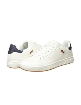 Zapatillas Levis Piper Hombre Blanco