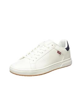 Zapatillas Levis Piper Hombre Blanco