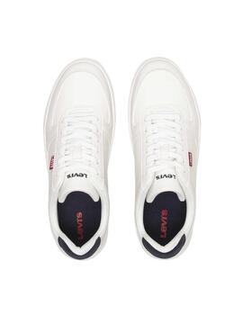 Zapatillas Levis Liam Hombre Blanco