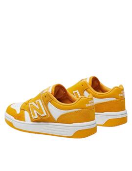 Zapatillas New Balance 480 Junior Amarilla