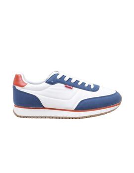 Zapatillas Levis Stag Runner Hombre Blanco