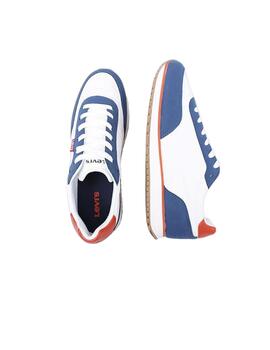 Zapatillas Levis Stag Runner Hombre Blanco