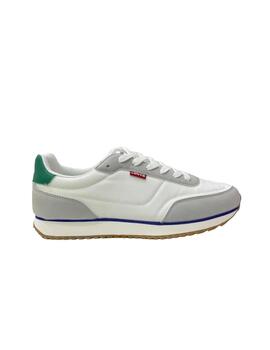 Zapatillas Levis Stag Runner Hombre Blanco