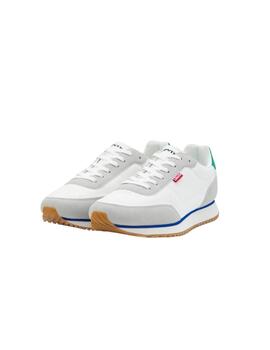 Zapatillas Levis Stag Runner Hombre Blanco