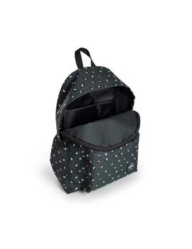 Mochila Munich Dark Grey -Dots Unisex Negra