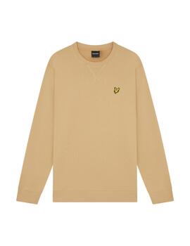 Sudadera Lyle&Scott Crew Neck Hombre Beige