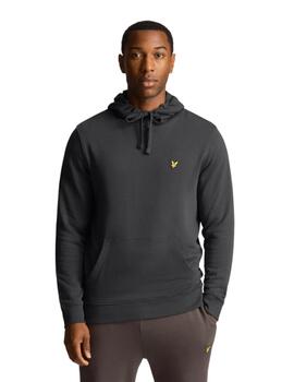 Sudadera Con Capucha Lyle Y Scott Pullover Hombre Gris