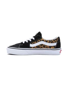 Zapatillas Vans Sk8-Low Mujer Negro-Leopardo
