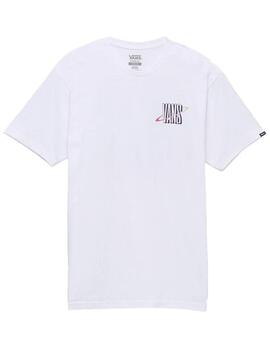 Camiseta Vans Ringed Logo Ss Tee Hombre Blanca