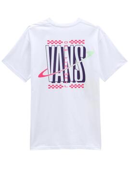 Camiseta Vans Ringed Logo Ss Tee Hombre Blanca