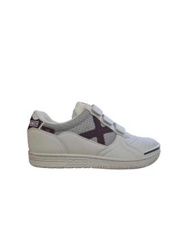 Zapatillas Munich G3 Trendico 318 Kid Velcro Blanco