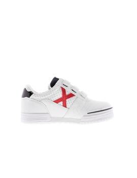 Zapatillas Munich G3 Trendico Junior Velcro Blanco