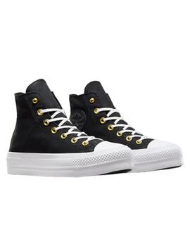 Zapatillas Converse All Star Lift High Top Mujer Negro