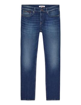 Pantalón Tommy Jeans Scaton Slim Hombre Azul