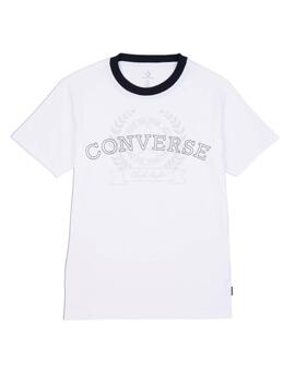 Camiseta Retro Chuck Unisex Blanca