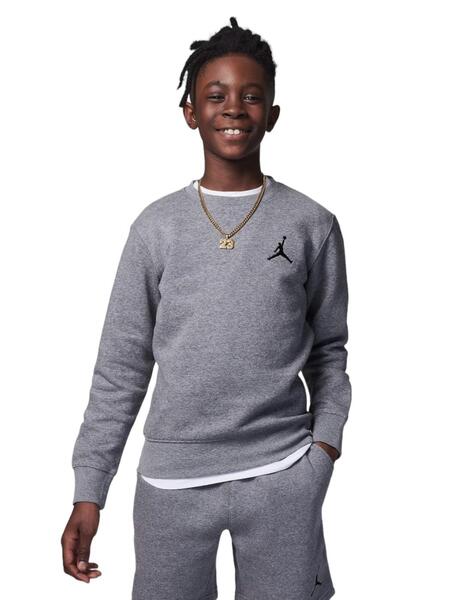 SUDADERA JORDAN CON CAPUCHA JORDAN JUNIOR GRIS