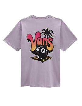 Camiseta Vans Paradise Palm Hombre Lila